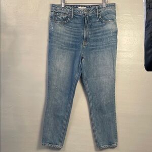 GRLFRND super high-rise karolina jeans, size 31 wash all into nothing